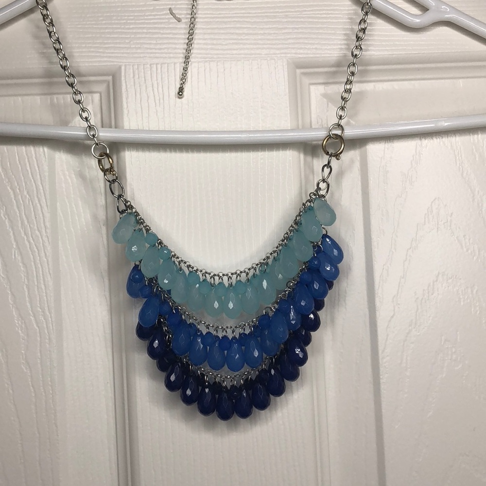 Blue Statement Necklace